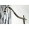 Kingston Brass KS1246PXBS Wall Mount Bridge Kitchen Faucet with Brass Sprayer, Polished Nickel KS1246PXBS - alternate 3